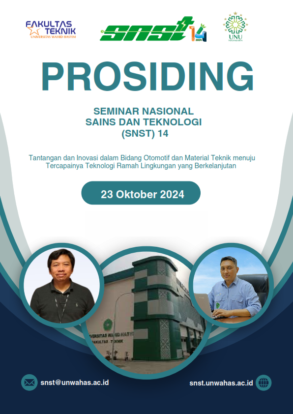 					View Vol. 14 No. 1 (2024): Seminar Nasional Sains dan Teknologi 14
				